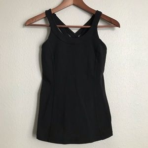 lululemon Enhearten Tank Mesh Back Straps Size 4